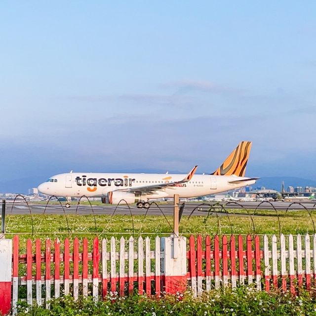 [台北景點]飛機迷的最愛~台北飛機巷｜松山機場另類觀景台 飛機降落超有感 