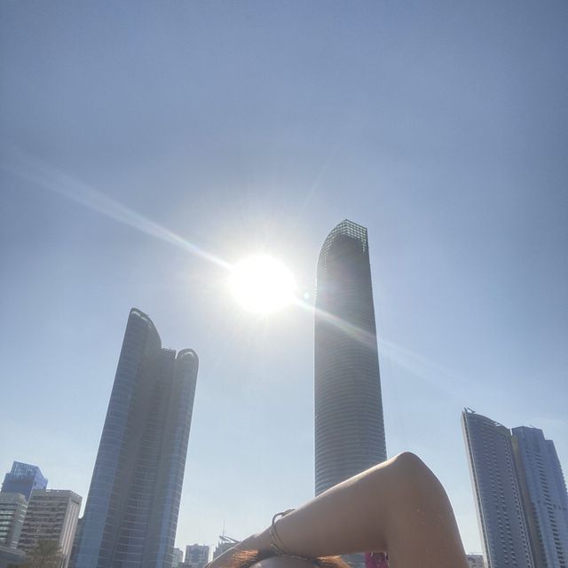 Skyscrapers @ Abu Dhabi open balcony view 