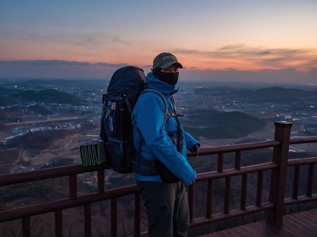 일출과 일몰을 한 눈에 볼 수 있는 화성 태행산
