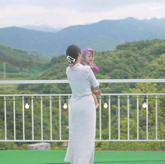 수영장이 있는 공주 캠핑장 * 세종근교맛집 르부아가든에서 바베큐 즐기기