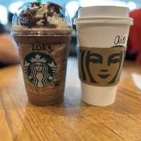 A cup of coffee at Starbucks @ Miri Airport 