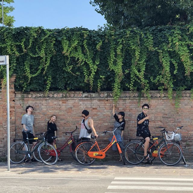 이탈리아 베니스 리도섬에서 자전거 타기! 🚲 