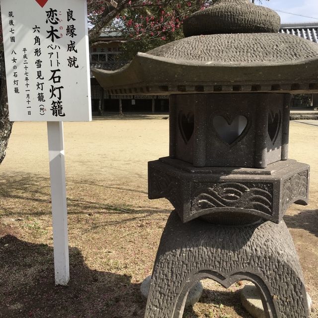 ハートがいっぱいでかわいい神社