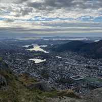 1,300 steps to the highest view in Bergen 