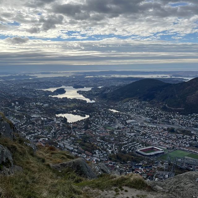 1,300 steps to the highest view in Bergen 