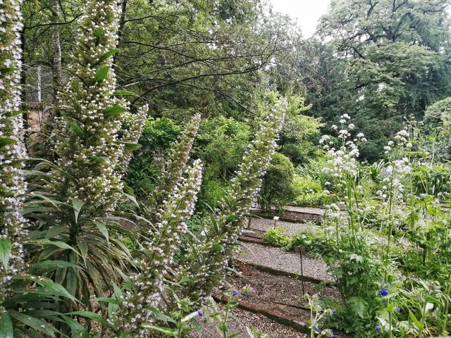 The beautiful Gardens if Brera in the heart of Milan