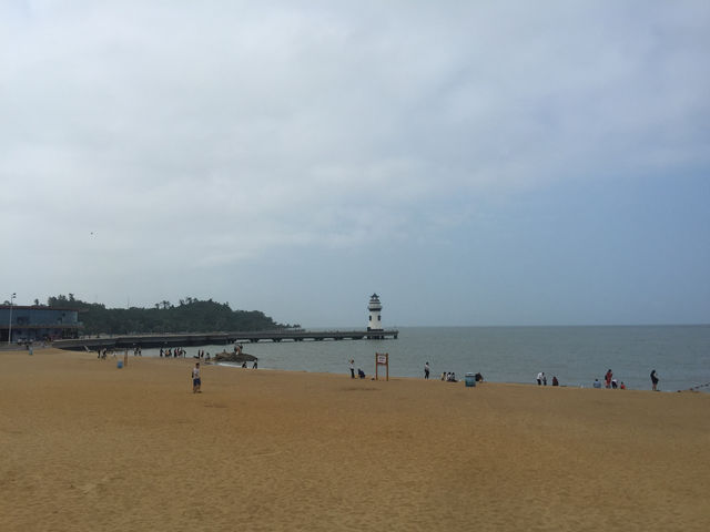 Zhuhai Beach is a good place with lighthouse 