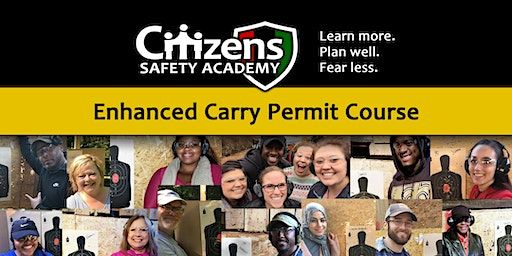 Enhanced Handgun Carry Permit Class | Citizens Safety Academy