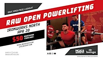 Raw Open Powerlifting Competition | Ironworks