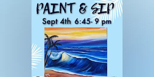 Bob Ross Seascape Paint Night | Grandview Public Market
