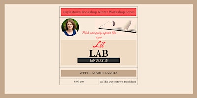 Lit Lab: Winter Workshop Series with Marie Lamba | The Doylestown Bookshop