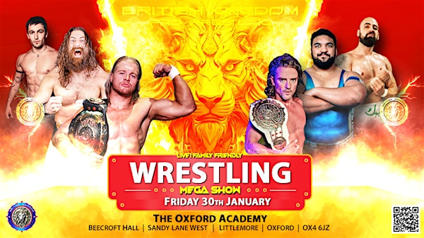 Wrestling Spectacular Oxford Friday 30th January 2026 | The Oxford Academy