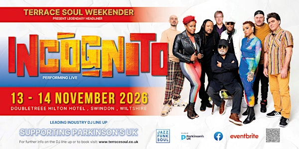 TERRACE SOUL 2026 VIP WEEKENDER  LEGENDARY HERITAGE HEADLINER | DoubleTree by Hilton Swindon