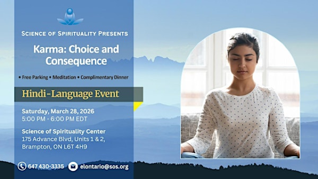 Karma: Choice and Consequence | Science of Spirituality Centre