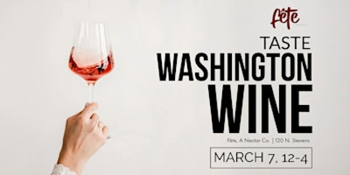 Washington Wine Month Pop Up Tasting March 2026 | Fête - A Nectar Co