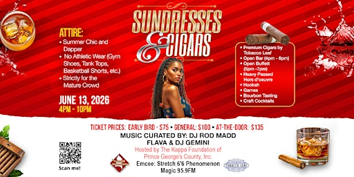 7th Annual Sundresses & Cigars | Country Club At Woodmore