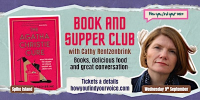 The HYFYV Book & Supper Club  with Cathy Rentzenbrink | Spike Island Cafe