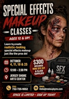 Intro to Special Effects Makeup kids 12 & up | Jersey Shore Arts Center