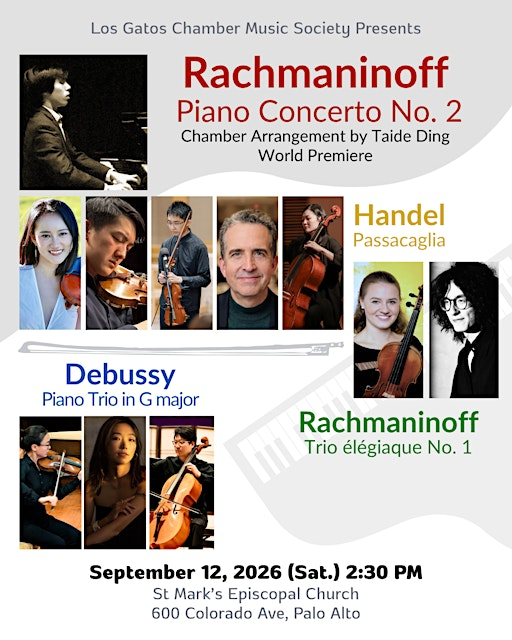 [LGCMS] Rachmaninoff Piano Concerto No.2 and more | St Mark's Episcopal Church