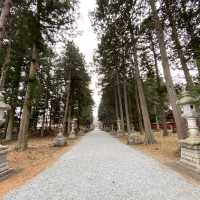 冨士御室浅間神社の参道
