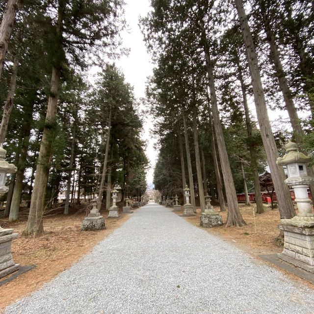 冨士御室浅間神社の参道