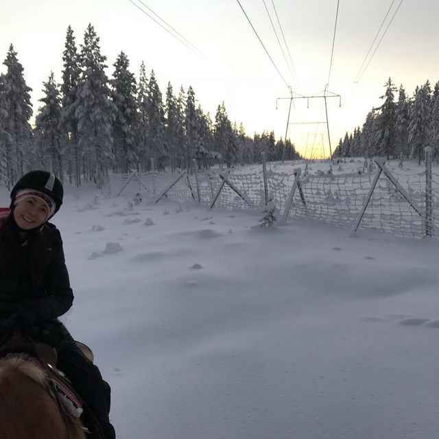 我好掛住系列 - 芬蘭雪中騎馬 + 冰上吊魚 
