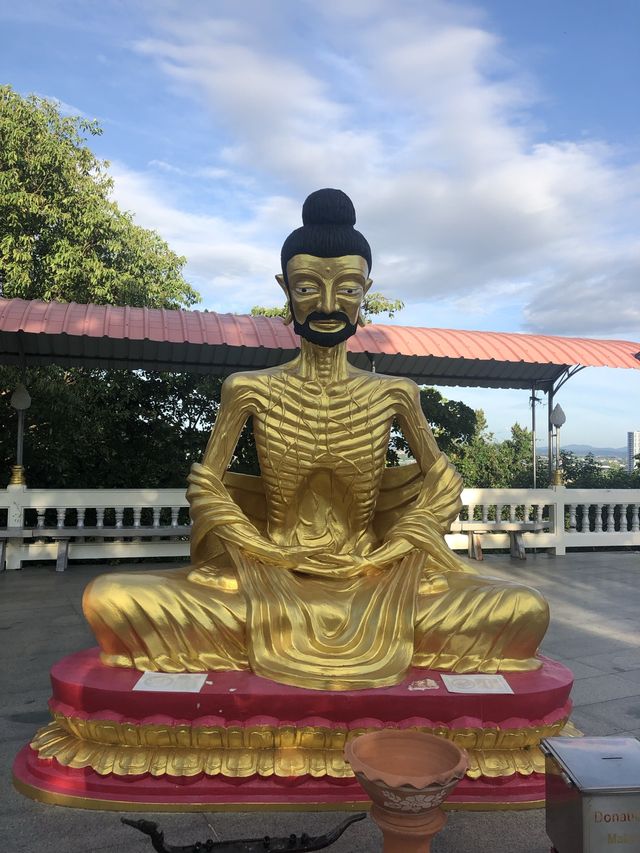 wonderful Buddha Statue on a hilltop