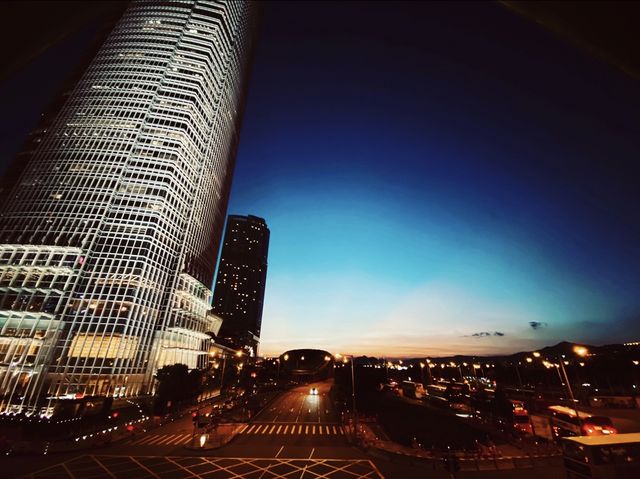 中環碼頭日落靚景