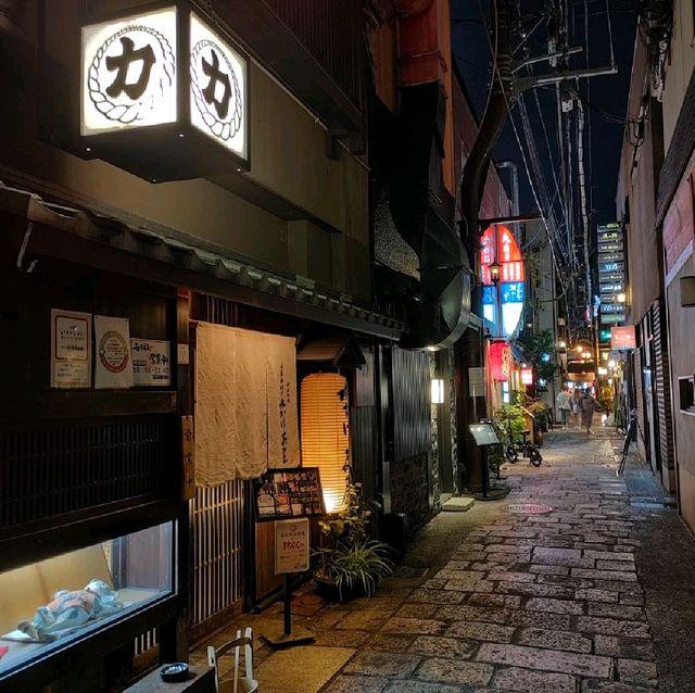 【大阪 法善寺横丁】美味し大阪の炉端焼き✨