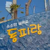 통영 동피랑 벽화마을 한바퀴💙