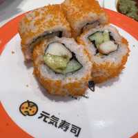 Entertaining Sushi that comes on ‘train’