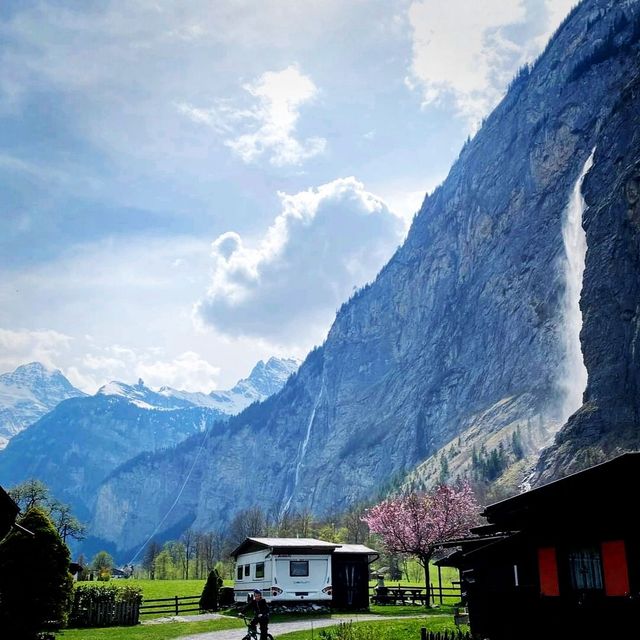 Breathtaking Scenic Town Of Lauterbrunnen