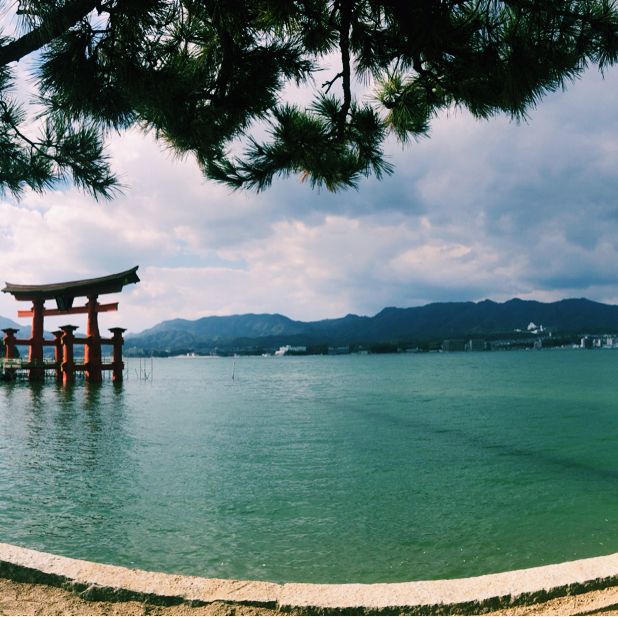 One historic tourist place in Hiroshima,Japan