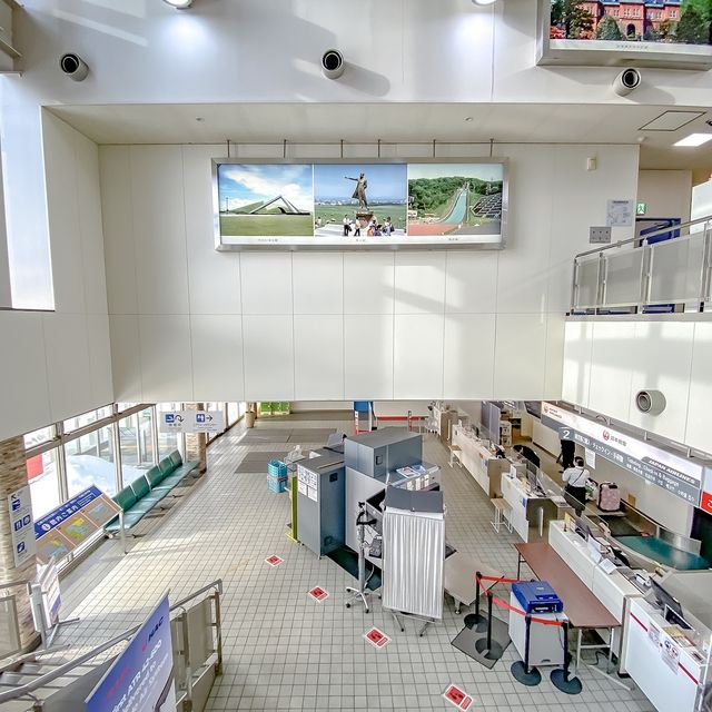 真冬の札幌丘珠空港