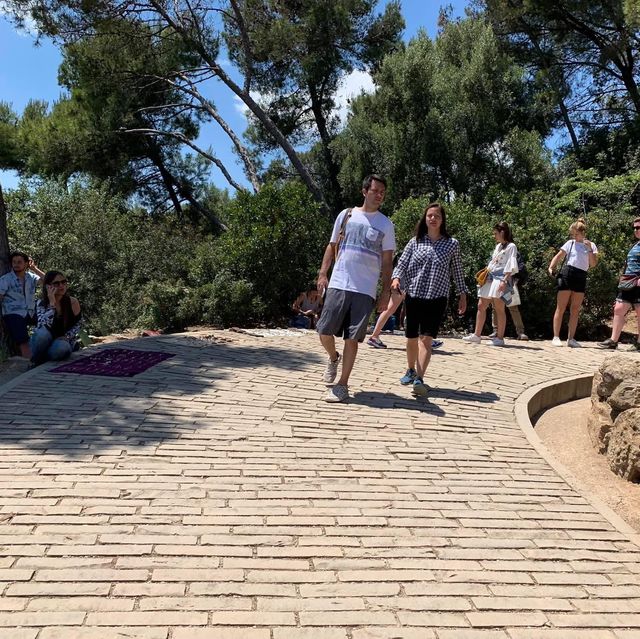 Park Guell ไม่ได้จองมา ไม่ได้เข้าด้านในนะ