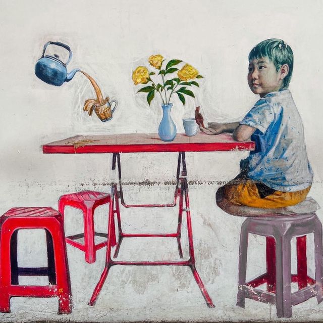 Street Art เบตง มีแมวเต็มไปหมดเลย