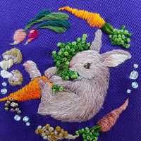 復古的刺繡圖案特展！美麗雅典，肥兔豐年！