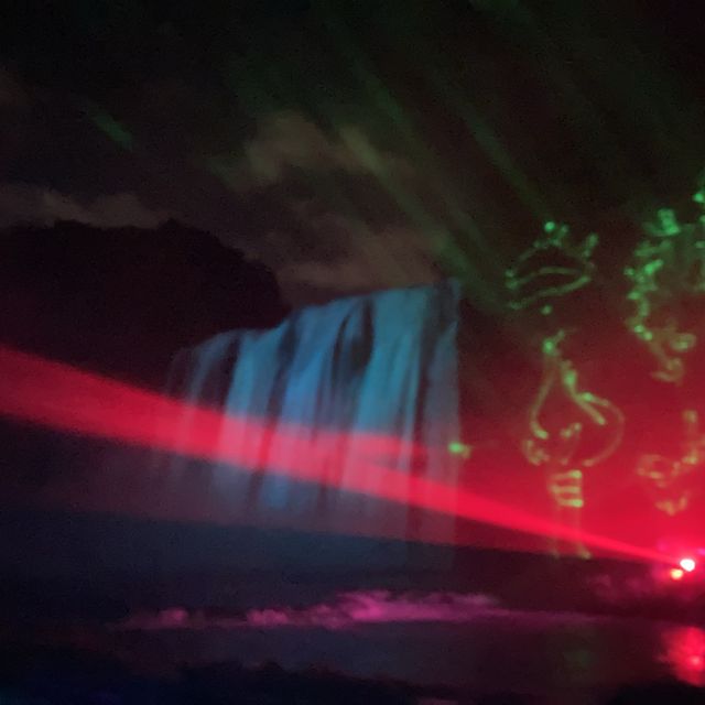 Huangguoshu Waterfall at night