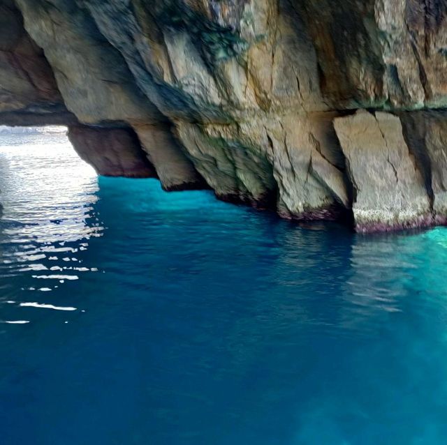 Blue Grotto from the sea