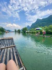 Bamboo rafting experience 