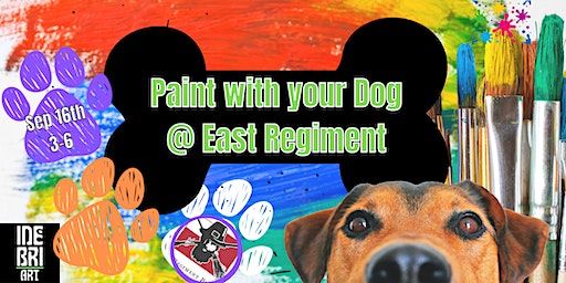 Dog "Lick Painting" At East Regiment Beer Co. (Salem) | East Regiment Beer Company