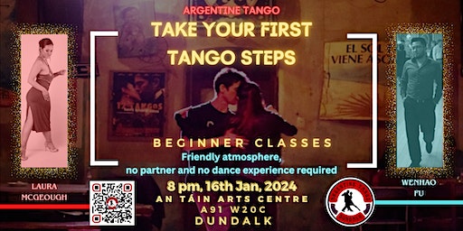 Take your first Tango Steps (6 Beginner Classes) with Dundalk Tango | An Táin Arts Centre