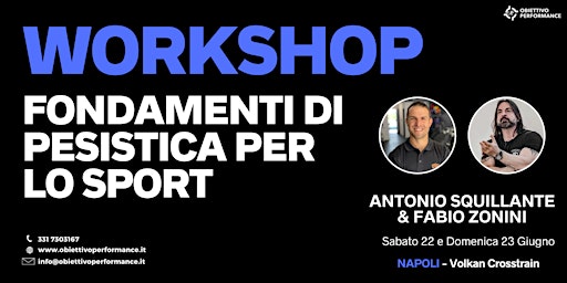 Fondamenti di Pesistica per lo Sport - NAPOLI | VOLKAN Crosstrain