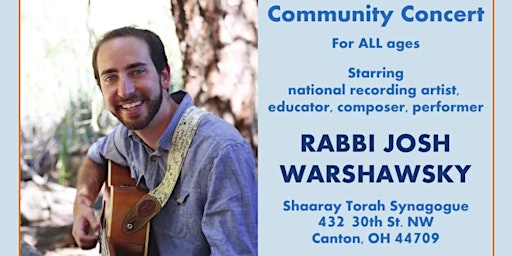 Josh Warshawsky Community Concert | Shaaray Torah Synagogue