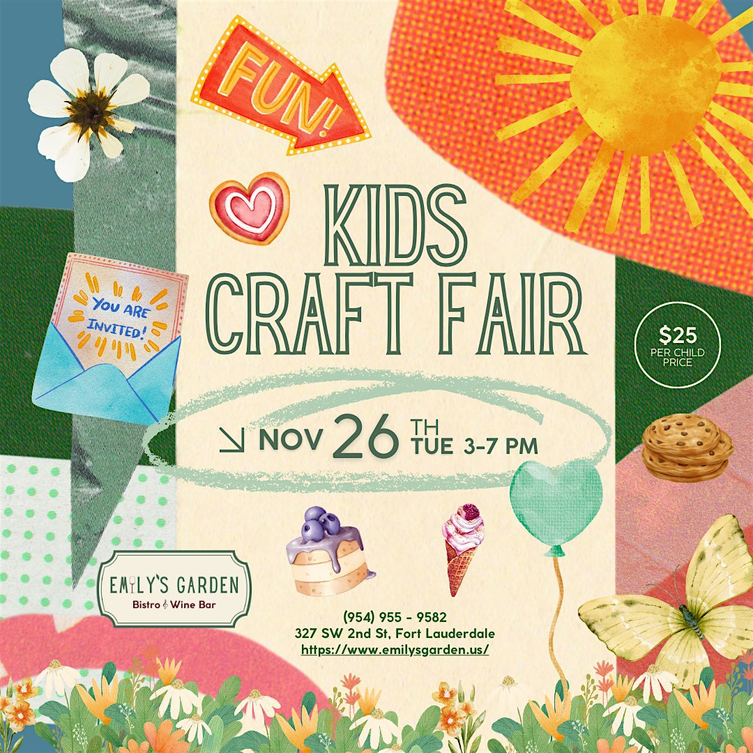 Kid's Craft Fair at Emily's Garden 327 SW 2nd St Tickets, Dates