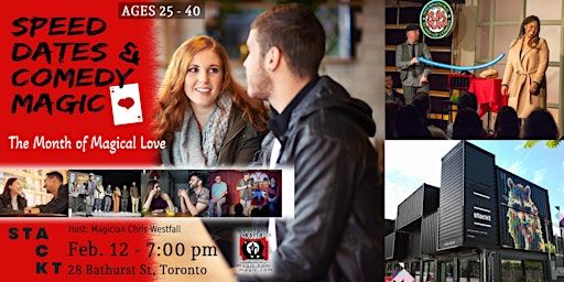 Speed Dates & Comedy Magic - Toronto - Ages 25 - 40 | STACKT market