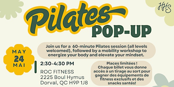 Pilates Pop-up by HHS | ROC FITNESS