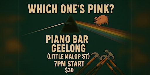 Which One’s Pink? – A Pink Floyd Tribute at Piano Bar Geelong | Piano Bar Geelong