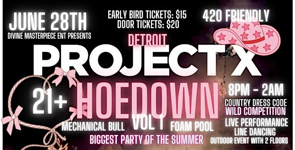 Project X Hoedown | 1440 Franklin St
