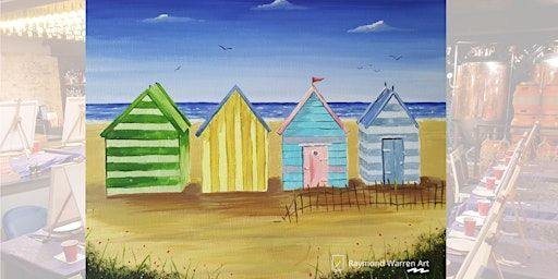 Paint Night - Worthing - 'Beach Huts' | The Highdown